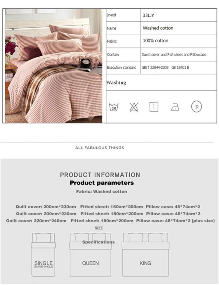 Cotton Apartment Bedding For Queen Size Bed