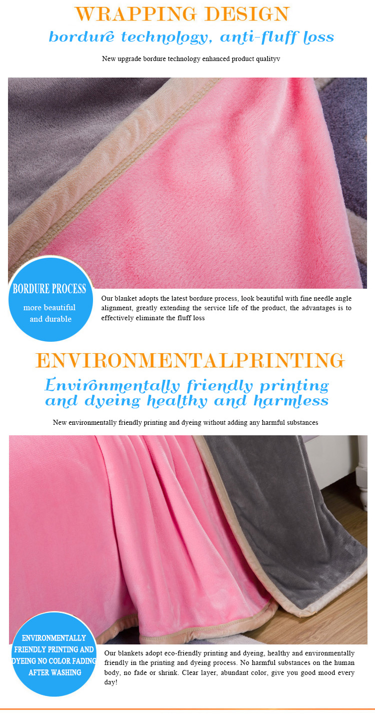  Reversible Soft Warm Luxe Flannel Blanket