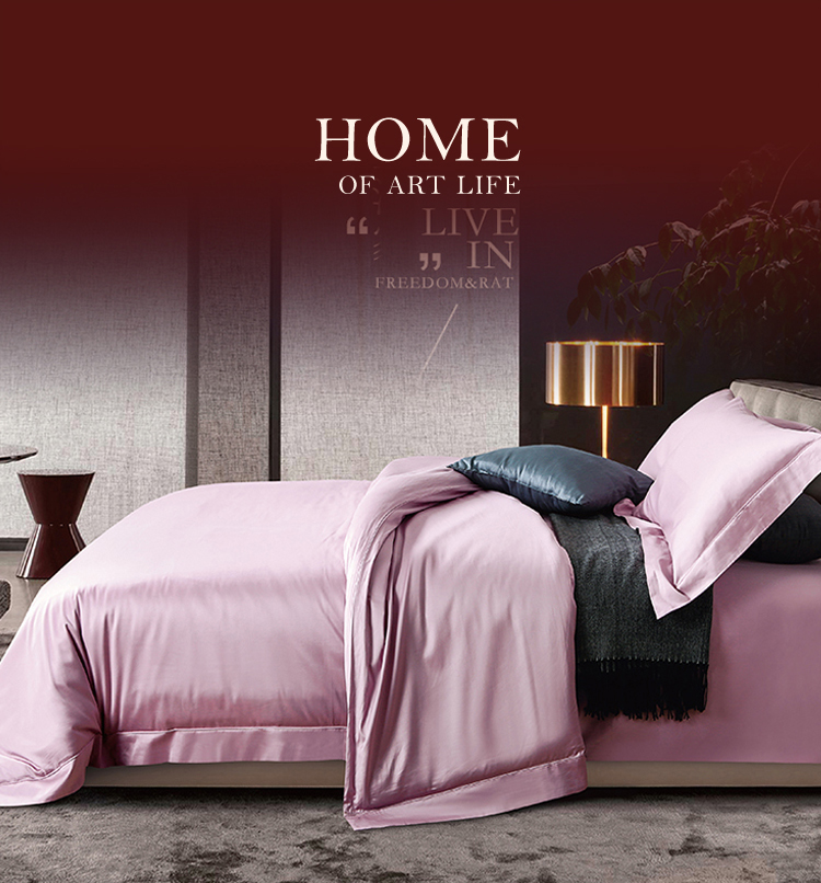 Luxurious Motel Pink Bedding Sets