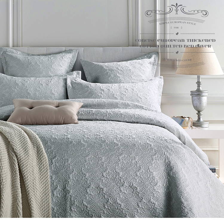 Pinsonic Bedspread Bed Cover Grey