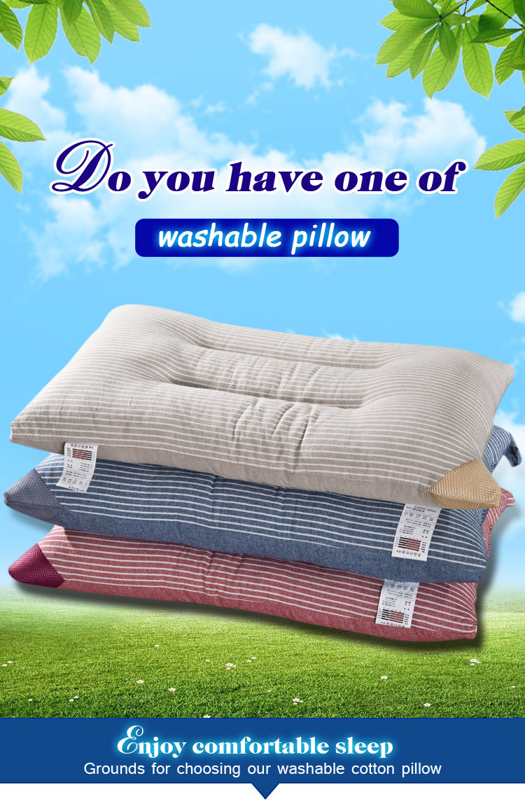Durable Cotton Neck Support Pillow