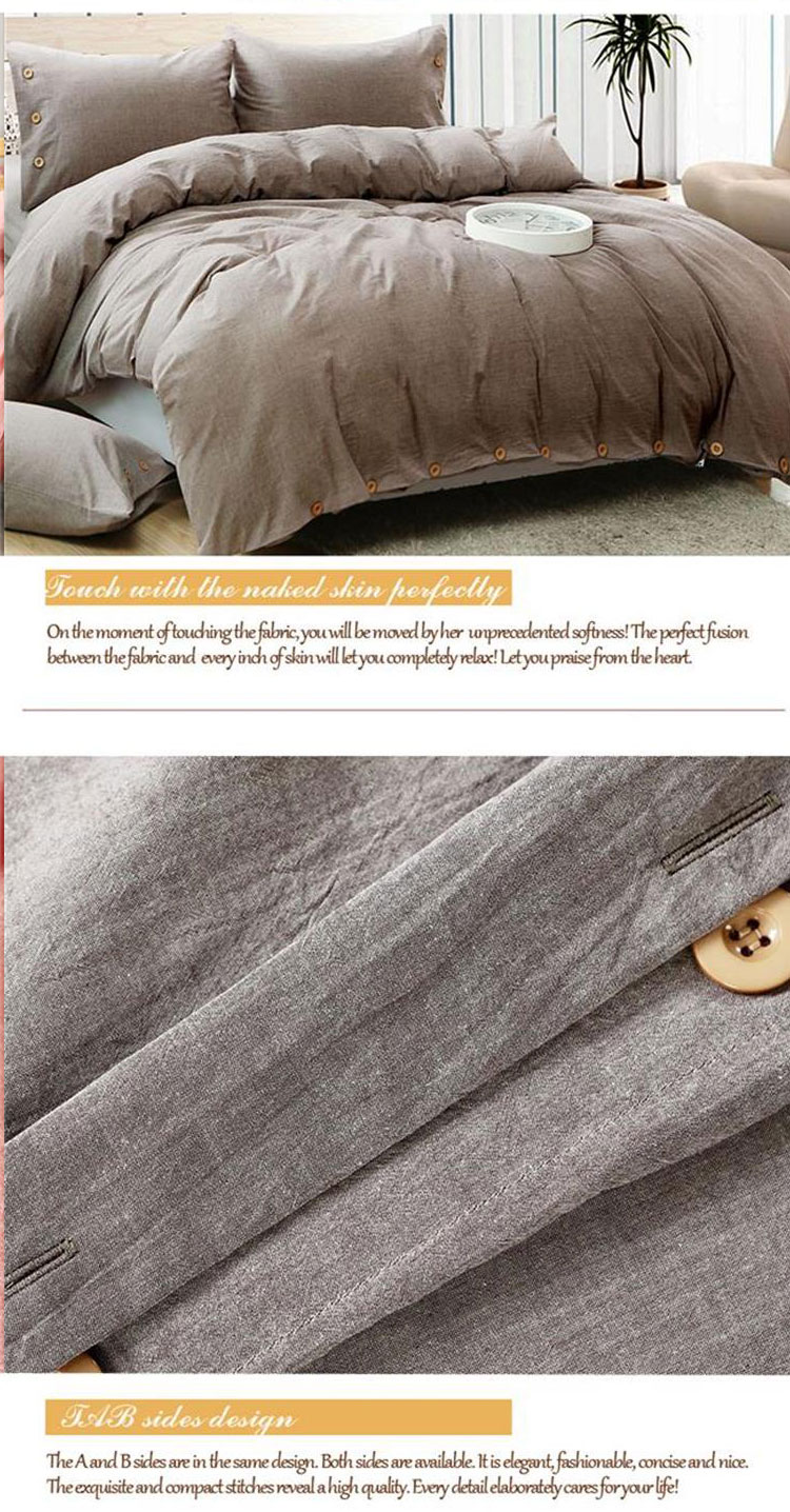Luxurious 100% Cotton Tan Comforter Set