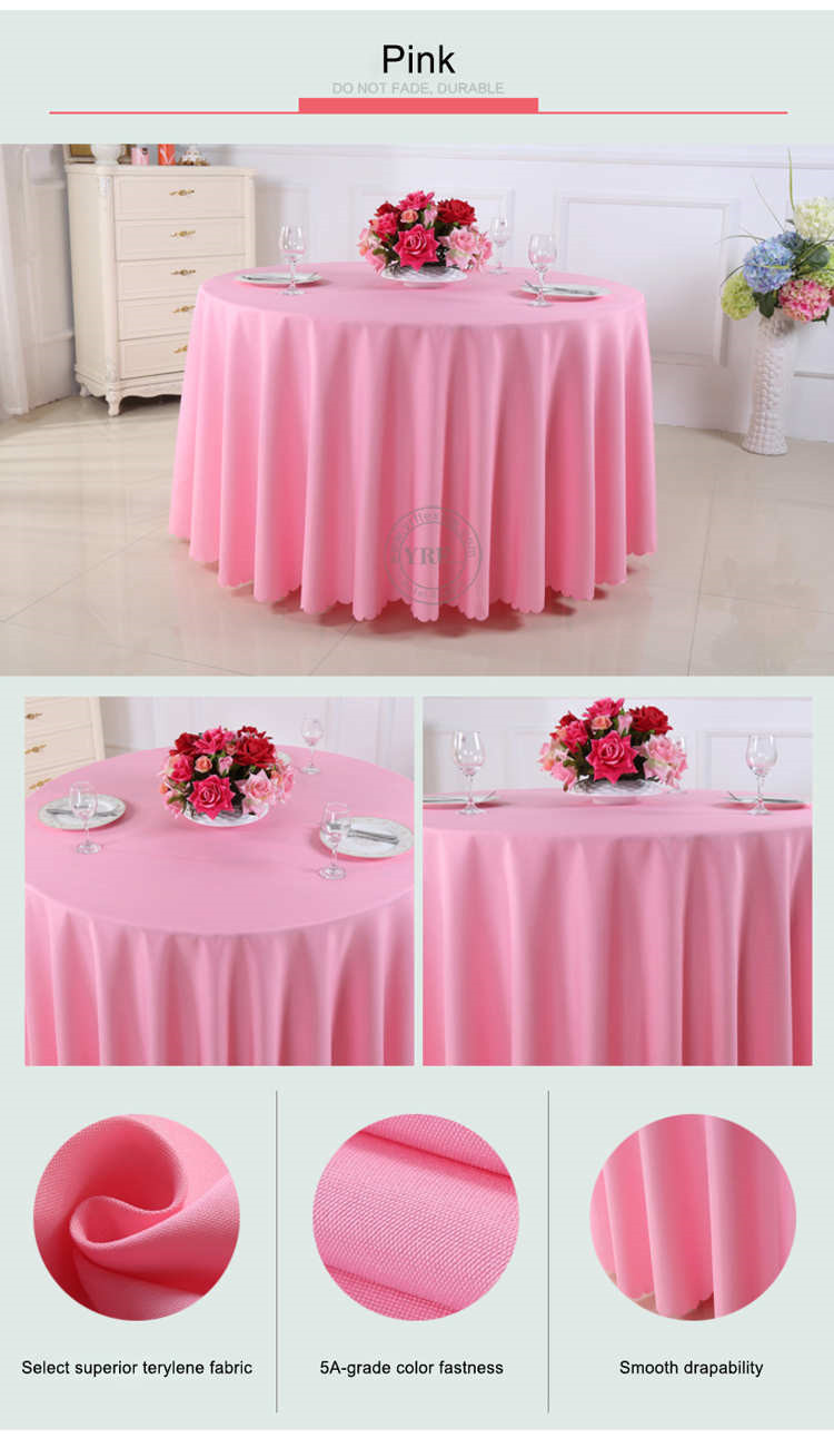 Polyester Table Cloth For Wedding