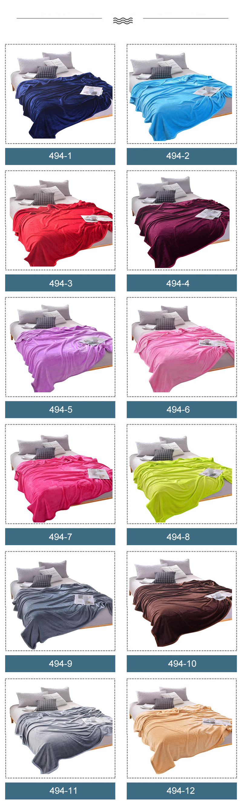 Stock Blanket For Bedroom Super Soft