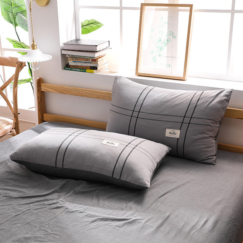 Bedding Gray Plaid Wholesale