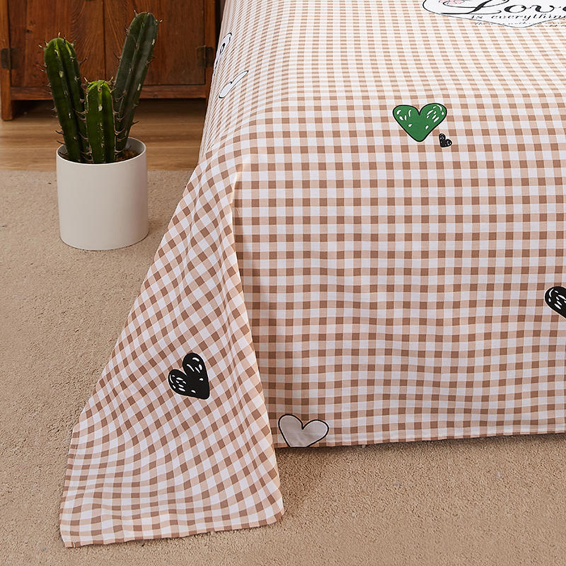 Sheet Set Hypoallergenic Plaid