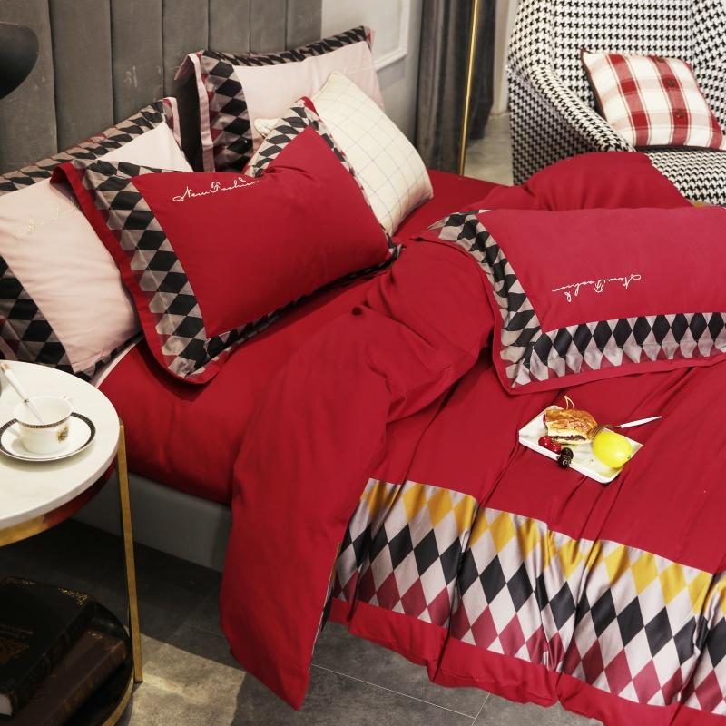 Printed Bedding Set For Single 3PCS