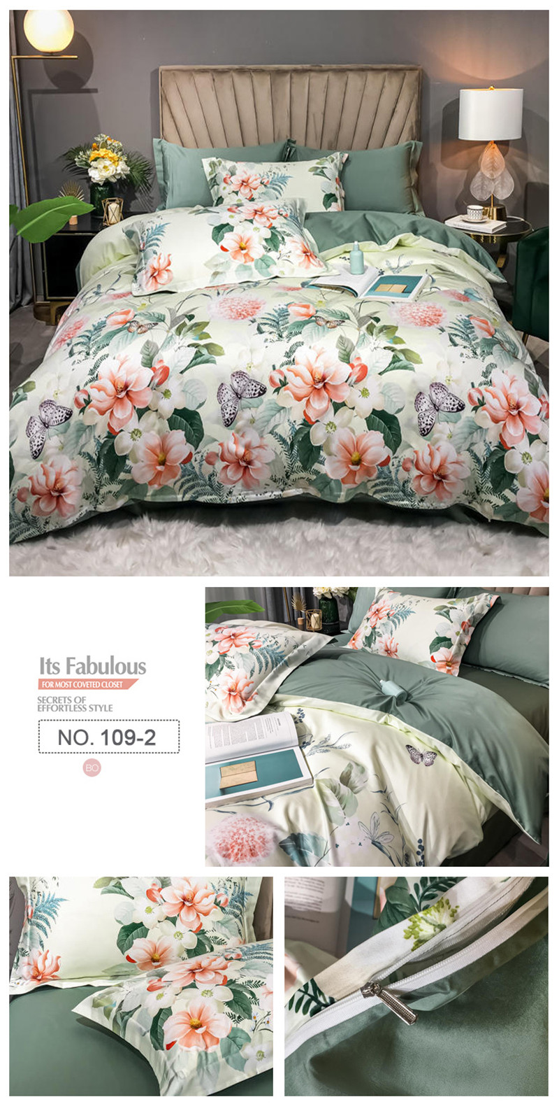 Bed Sheet Set Soft Cotton Fabric