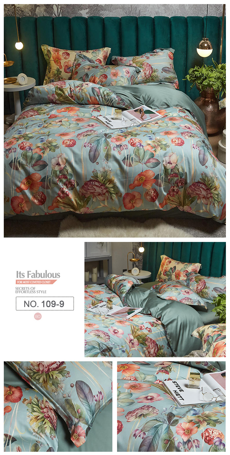 Cotton Fabric Duvet Cover For Single