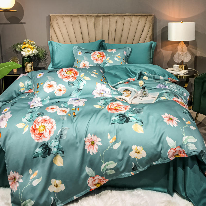 Cotton Fabric Bed Linen For Single 3PCS