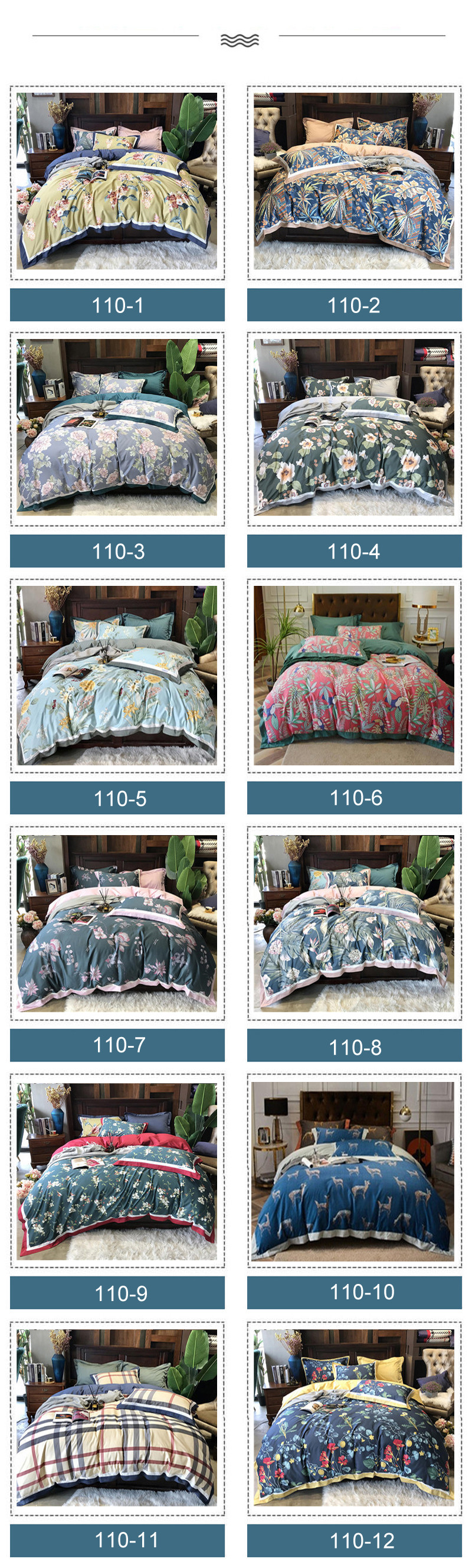 For Queen 4PCS Bedsheet New Product