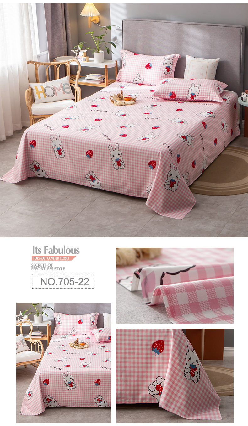 Plaid Comfortable Bedsheet