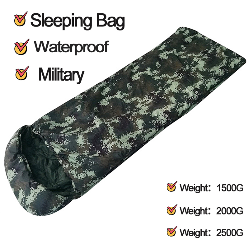 Unfolded Jointed Together Sleeping Bag