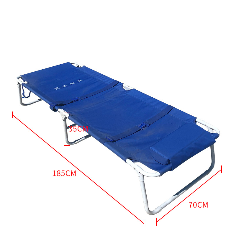 Single Earthquake Emergency Reliefs Folding Chair Bed
