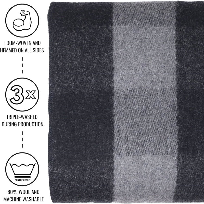 90% Antibacterial 450g 80% Wool Special Ops Blanket