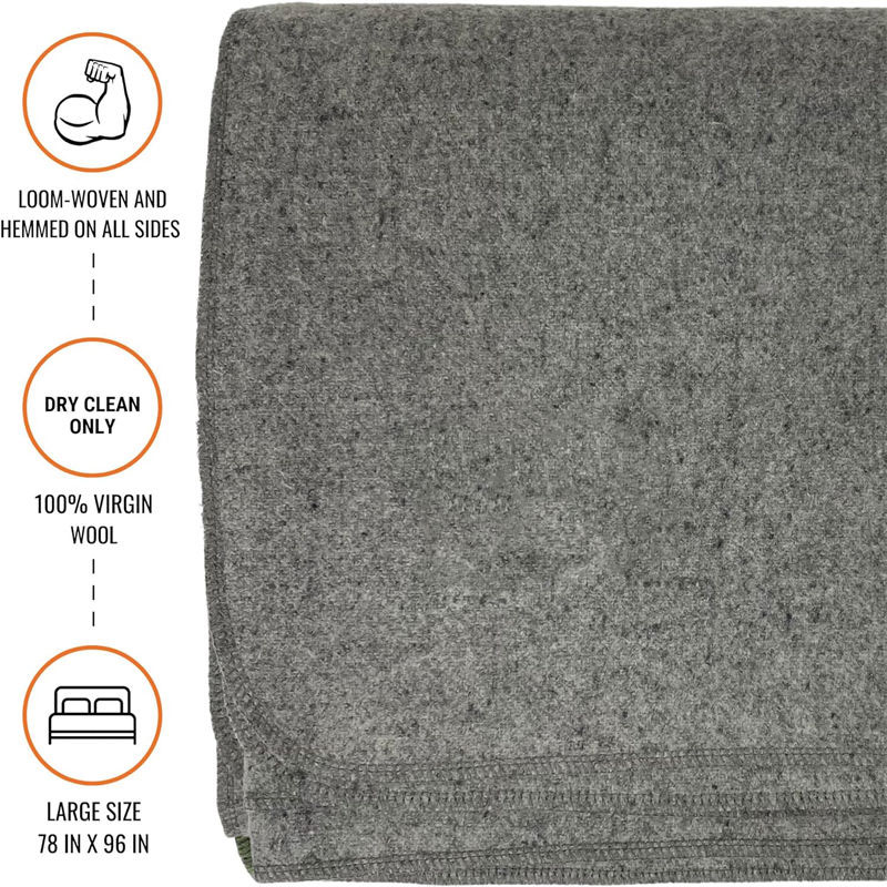Light grey 280g/h Moisture - release Rescue Blanket