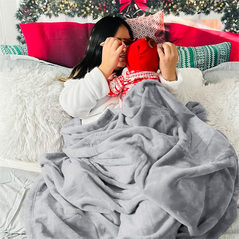 Softness microfiber flannel blanket