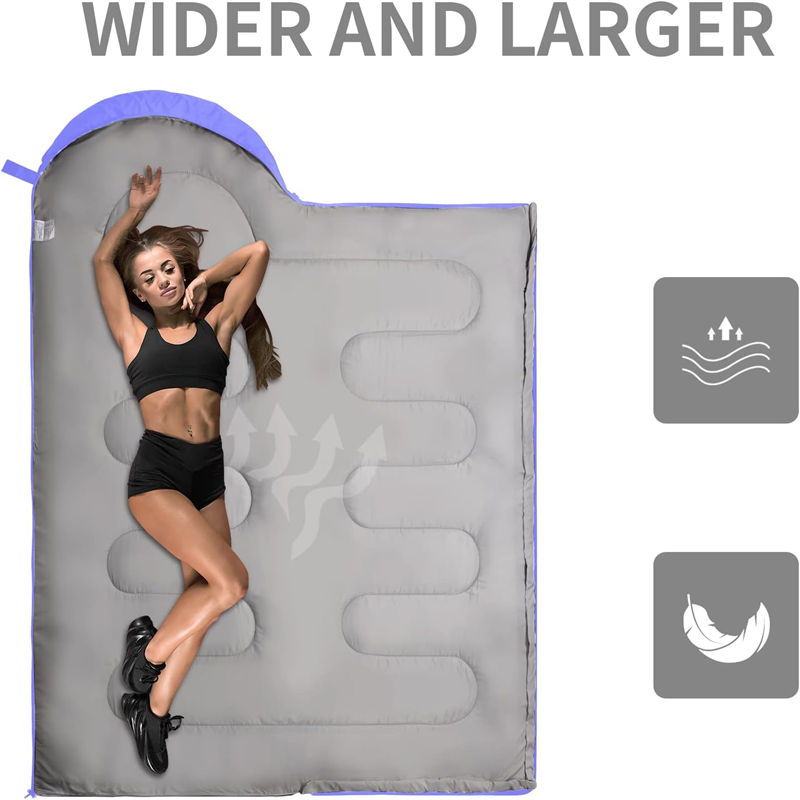Comfortable emergency purple sleeping bag equipment - YRF