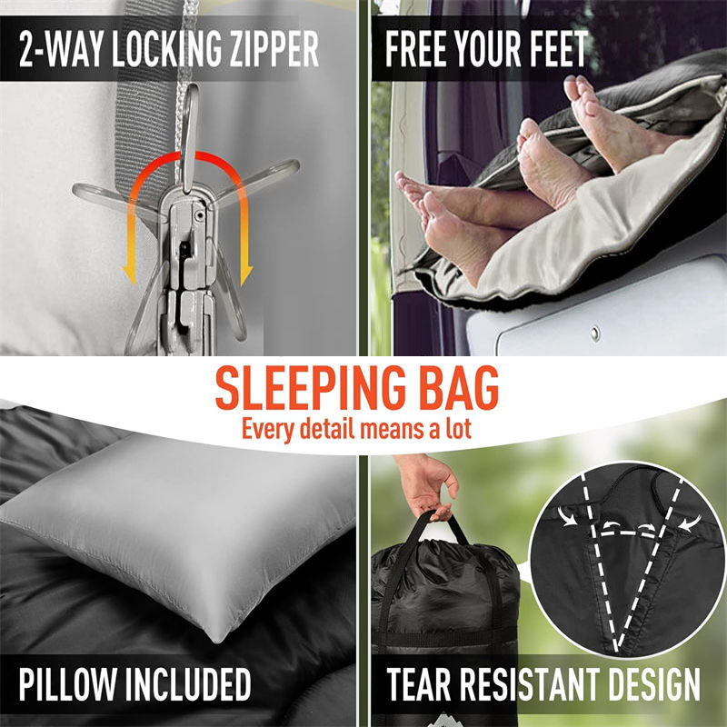 5-18°C Suitable Temperature Sleeping Bag