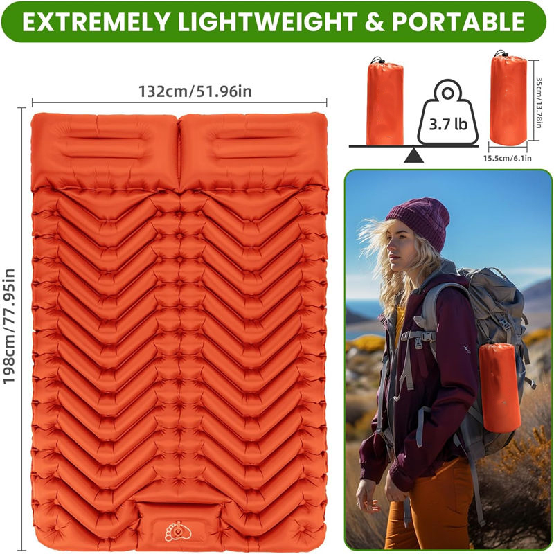 Emergency Preparedness Easy carry Inflatable Sleeping Pad