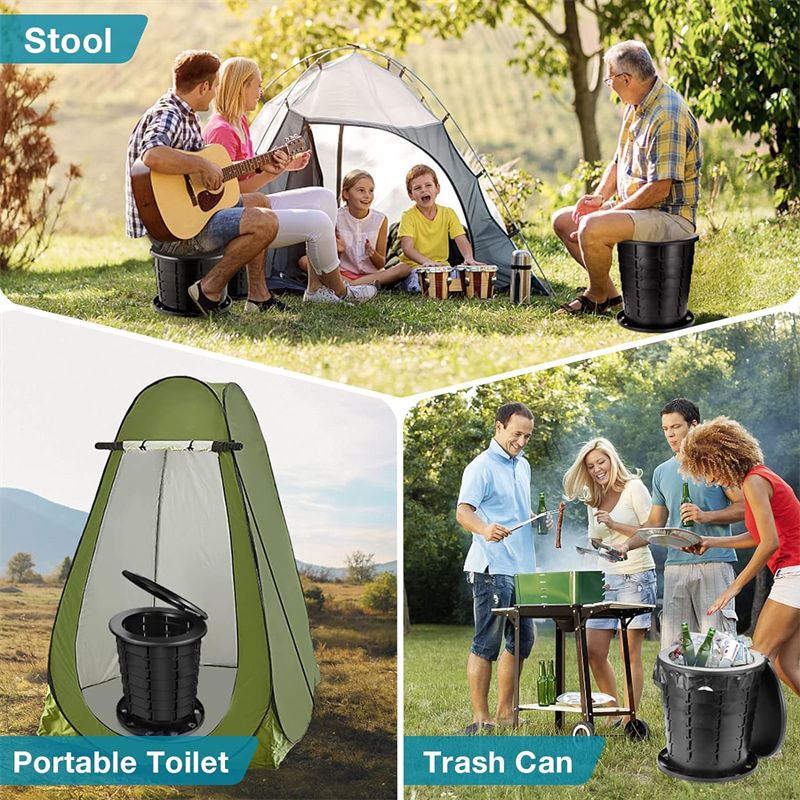 Lightweight waterproof portable toilet