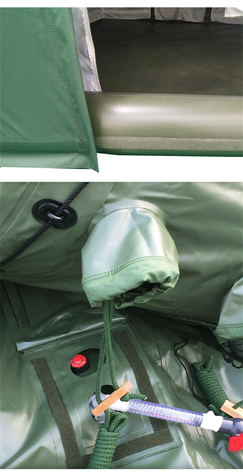 9x6x3m 3㎡ vent med green tent flood