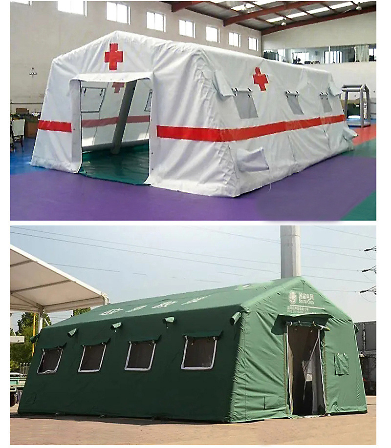 White small tent 95% UV block for disaster relief
