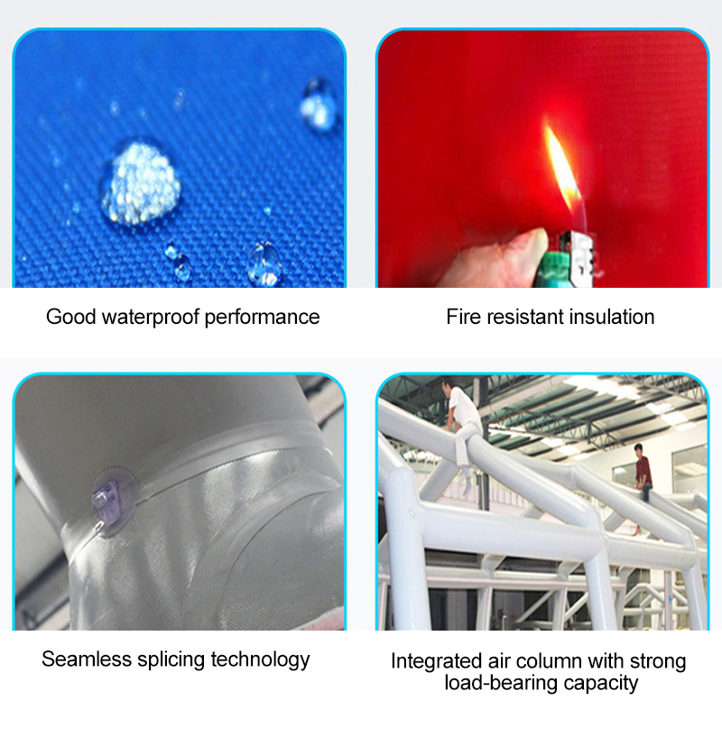 Extra long flood - relief tent B1 flame - retardant