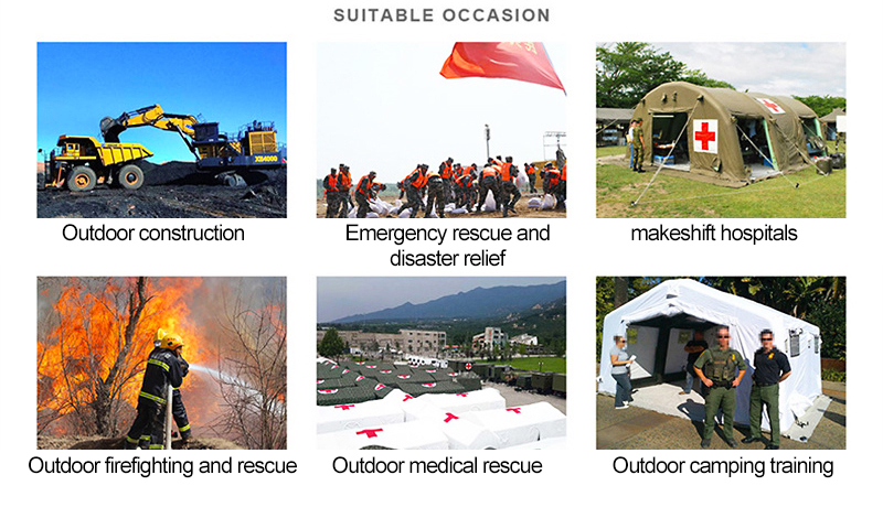 12-Person Capacity Emergency Shelter Tent