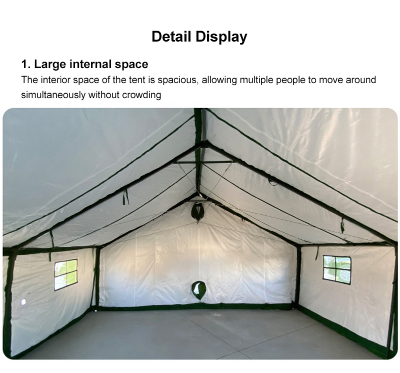 Durable fire - proof rescue tent
