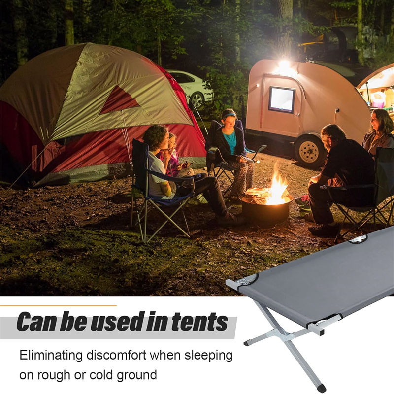 Field rescue aluminum foldable bed