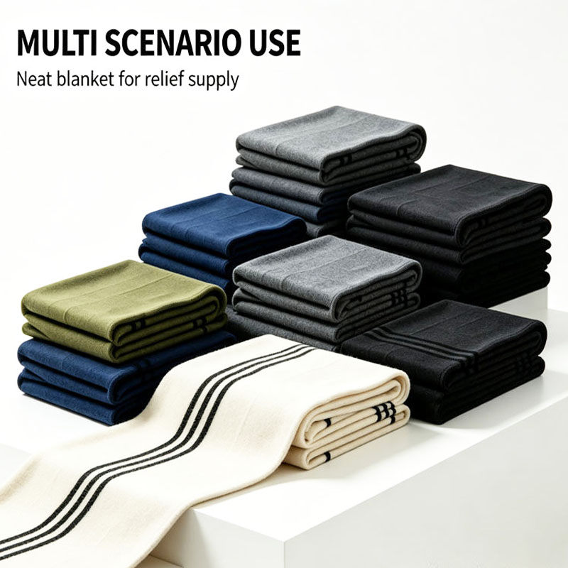 Product view of the 70/30 wool-blend duty blanket prepared for B2B specification review