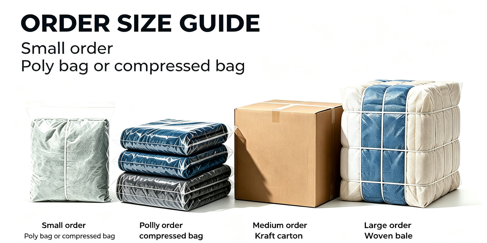 YRF Textile packed blanket units supporting storage, label, carton and controlled distribution decisions for overseas bulk buyers for the separate two brands and destinations section.