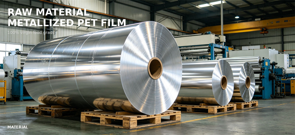 Metallized PET film rolls prepared as emergency foil blanket raw material for bulk procurement review