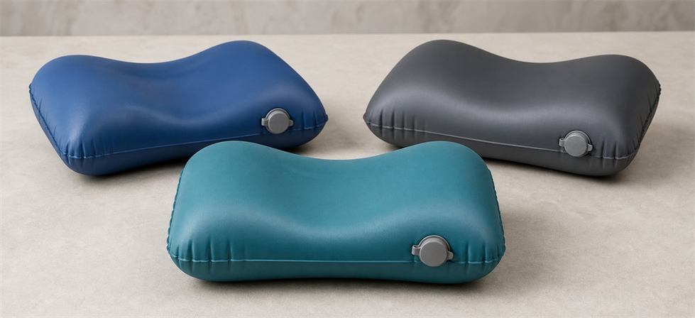 Emergency inflatable pillow storage image for initial sourcing arranged for reserve warehouse inventory and rapid dispatch planning