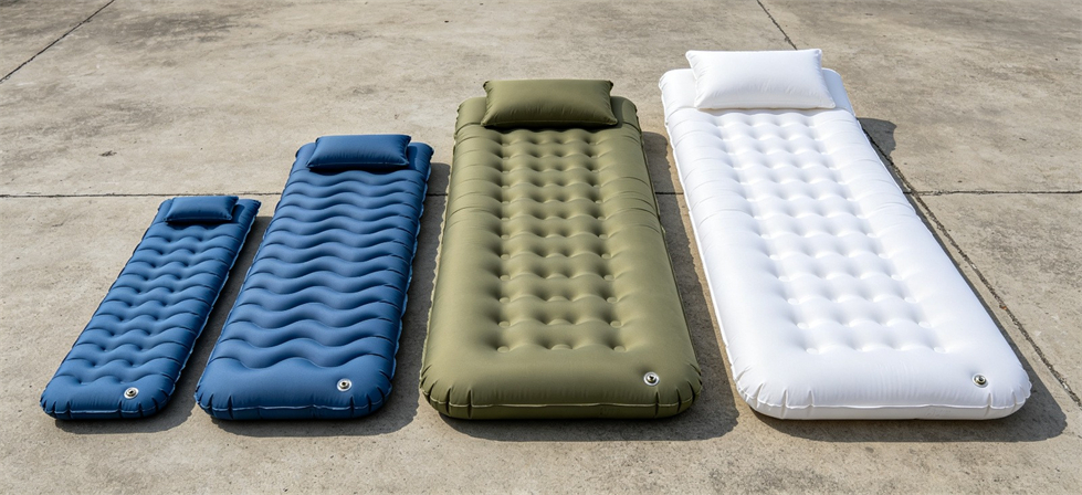 Emergency inflatable mattress overview image for sample review for institutional procurement planning and emergency stockpile review