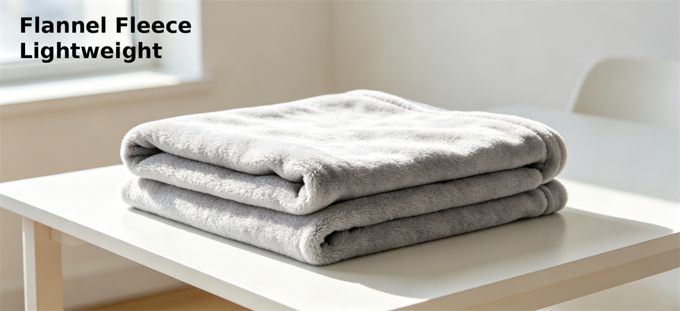 Relief blanket flannel fleece option for lightweight use and material comparison review