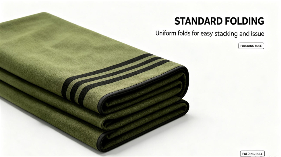 Army Green field camp wool blanket shown for primary product review in field logistics and camp supply.