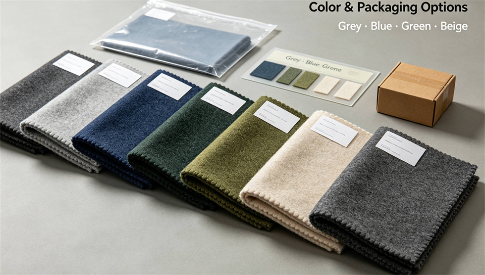 Emergency blanket product detail showing solid color mixed color for institutional procurement review