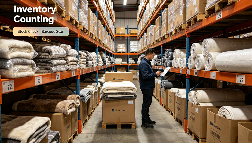 Emergency blanket warehouse stock showing solid color brown warehouse for institutional procurement review Emergency blanket warehouse stock showing solid color brown warehouse for institutional procurement review