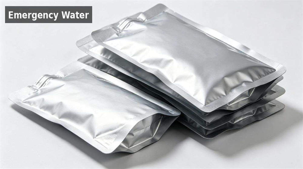 Drinking water pouches emergency water supply sealed portable for disaster kits