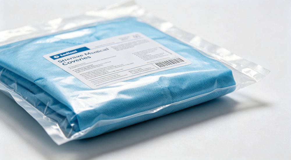 Sterile medical coverall individual sealed packaging, disposable PPE product packaging
