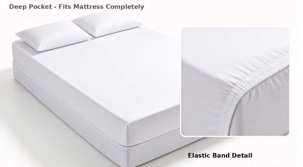 Waterproof mattress protector for institutional bedding hygiene protection Waterproof mattress protector for institutional bedding hygiene protection