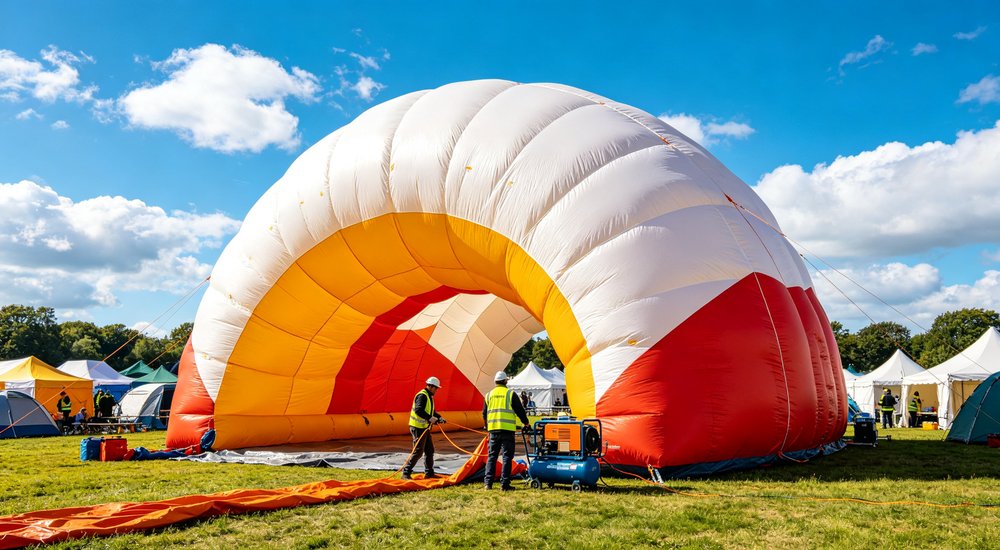 Heavy duty emergency frame tent displayed in operational setting demonstrating quick setup capability durable canvas exterior and spacious interior capacity for humanitarian relief missions