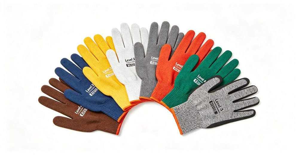 Cut resistant gloves fan arrangement level 3 4 5 protection safety gloves wholesale bulk supplier China Cut resistant gloves fan arrangement level 3 4 5 protection safety gloves wholesale bulk supplier China