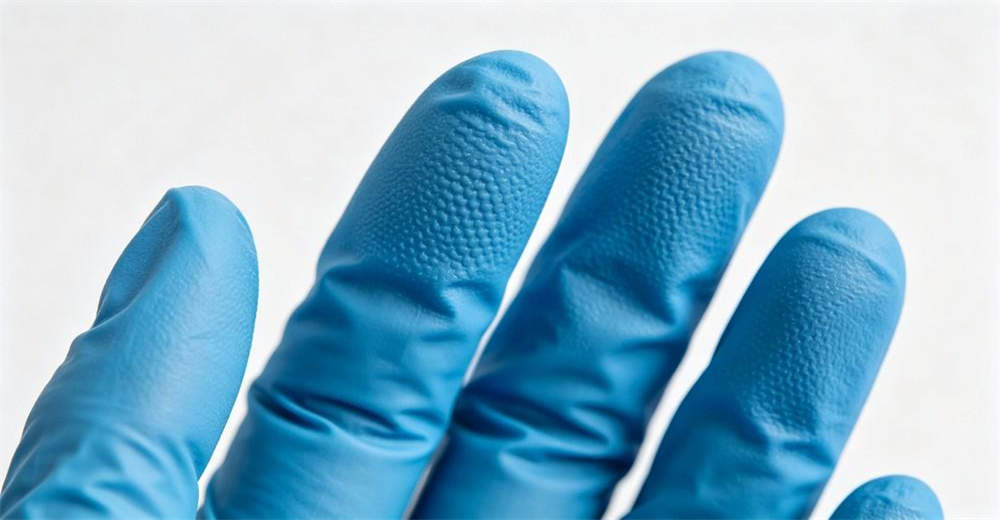 Disposable nitrile gloves fingertip texture detail powder free safety gloves wholesale bulk supplier China Disposable nitrile gloves fingertip texture detail powder free safety gloves wholesale bulk supplier China