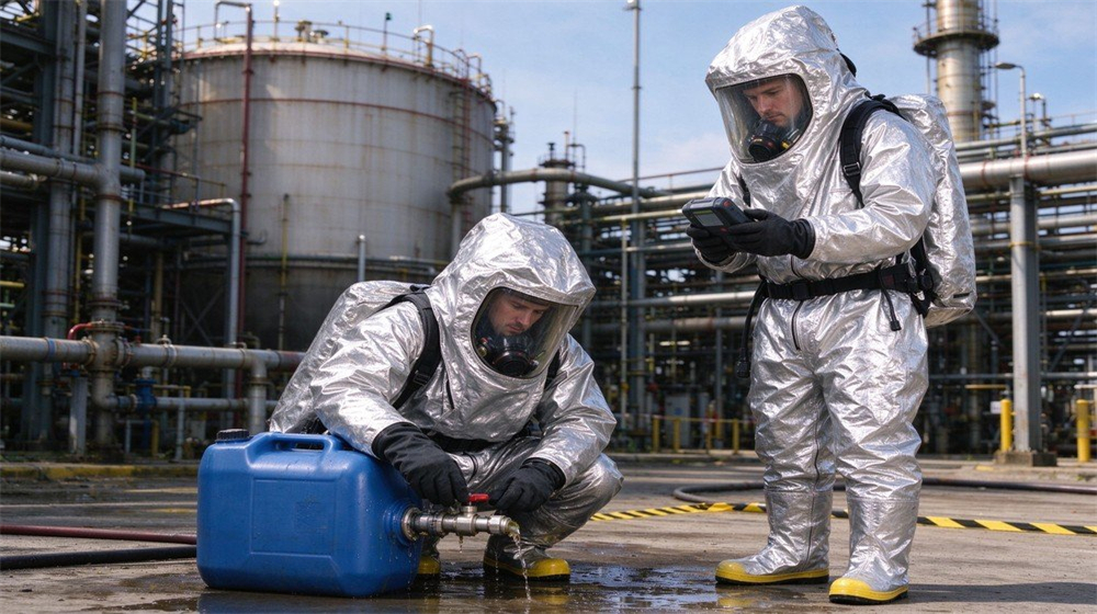 acid alkali suit liquid splash protection test professional grade certified standard high quality durable reliable industrial safety equipment for bulk wholesale supply from China factory direct