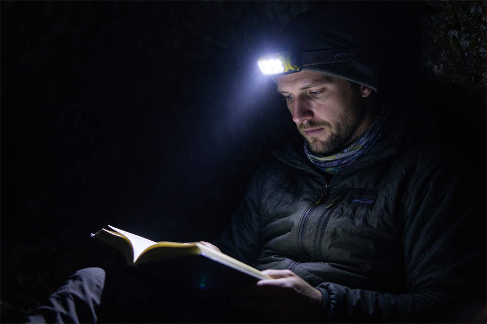 LED headlamp emergency lighting in dark room, go bag essentials for power outages and disaster preparedness hands free illumination LED headlamp emergency lighting in dark room, go bag essentials for power outages and disaster preparedness hands free illumination