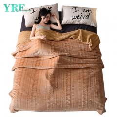 Пушистое удобное флисовое одеяло из шерпы