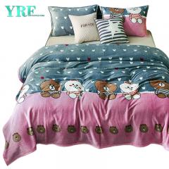 Пушистые двусторонние пледы для постельного белья